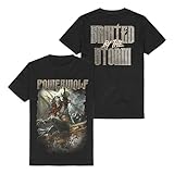 Powerwolf Sainted by The Storm Männer T-Shirt schwarz M 100% Baumwolle Band-Merch, Bands