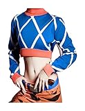Golden Wind Guido Mista Cosplay Kostüm Top Sweater, Kurze Version, X-Groß