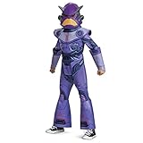 Disney Offizielles Deluxe Lightyear Zurg Kostüm Kinder Jungen, Toy Story Kostum, Fashingskostüm, Karneval, Geburstag Costume, Kinds Jungs Astronauten, Kostüm Kinder Größ M