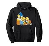The Simpsons Homer Marge Maggie Bart Lisa Simpson Couch Pullover Hoodie