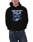 Amon Amarth Kapuzenpullover Ravens Flight Band Logo Nue offiziell Herren Schwarz XL