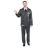 Amscan - Kostüm Gomez, die Addams Family, Wednesday, Horror, Halloween, Karneval