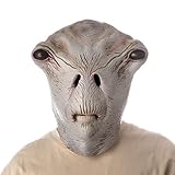 PartyHop Alien Maske Gruselige Latex Realistische Kopfmasken Kostüm für Halloween Party Carnival karneval Parade