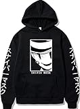 Yanny Frauen Shinzaki Kuon Tops Jacke Sweatshirt Pullover Männer Sniper Maske Hoodies High Rise Invasion Cosplay Kostüm (Balck 2, 3X-Large)