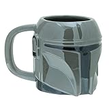 The Mandalorian Helm-Tasse - Offiziell lizenzierte Star Wars Tasse, Sammel-Keramikbecher, Geschenk für Fans, 650 ml