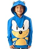 Sonic The Igel Hoodie Charakter 3D Ears Junge Kinder Blaue Kapuzenpullover 7-8 Jahre