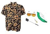 thecostumebase die Angst & Abscheu Las Vegas Shirt Hut Orange Brille Zigarettenspitze Swatter Duke (L), Mix