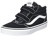 Vans Unisex Jungen Ward Mid V Sneaker, (Suede/Canvas) Black/White, 37 EU