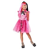 Rubies Draculaura Deluxe Kostüm für Mädchen, Kleid und Stirnband, offizielles Monster High Kostüm für Karneval, Weihnachten, Geburtstag, Party und Halloween Halloween