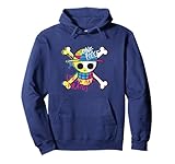 One Piece Strohhut Piraten Farbe Logo Monkey D Luffy Pullover Hoodie