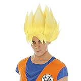 Chaks Perücke Goku Saiyan Dragon Ball Z für Erwachsene – Gelb – Einheitsgröße