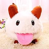 LYH2019 Poro Plüschtier Poro Plüschpuppe super süß weich und flauschig Spielcharakter Spielzeug Kinder Familie Interaktion 30cm