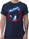 T-Shirt Herren - Karneval & Fasching - Ahoj Brause Kostüm Ahoj-Brause Verkleidung - 4XL - Navy Blau - Faschings Shirts karnaval Tshirt männer „Fasching“ ‚Tshirt‘ köstüme t Shirt