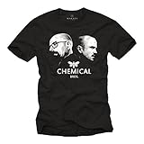 Breaking Bad T-Shirt für Herren Chemical BROS. Schwarz Größe L