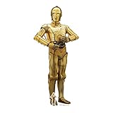 STAR CUTOUTS C-3PO (The Last Jedi) Cut-Out, Pappe, Mehrfarbig, 179 x 80 x 179 cm