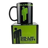 Pyramid Unisex Billie Eilish Mug Stickman Bk Fassungsvermögen: 325 ml, Mehrfarbig, 1 Stück (1er Pack)