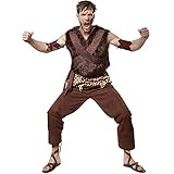 dressforfun 900575 - Herrenkostüm Steinzeit Clanchef, Cooles Steinzeitkostüm aus dem Neandertal (XL | Nr. 302766)