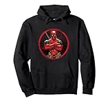 Marvel Deadpool Distressed Circle Pullover Hoodie