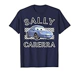 Disney Pixar Cars Sally Carerra Finish Line Poster T-Shirt