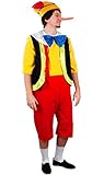 FIESTA Y CARNAVAL, SL Pinocchio Classic Kostüm für Herren