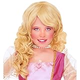 W WIDMANN MILANO Party Fashion B6291 - Kinderperücke Prinzessin, Blond, Karneval, Mottoparty