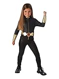 Rubie's offizielles Marvel Avengers Black Widow Mädchen Kostüm, Kindergröße Groß, Alter 7-8 Jahre Höhe 128 cm, Welttag des Buches Halloween