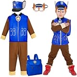 Philoctes Kinderkostüm Overall und Maske Kostüme Motto-Party, Karneval Fasching Halloween Cosplay für3-5Jahre,Körpergröße 90-105cm