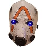 MOHDHAF-Hworks Borderlands Headwear Latex Full Face Mask Cosplay Costume Props for Halloween Party