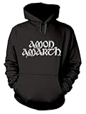 Amon Amarth 'Grey Skull' (Black) Pull Over Hoodie (x-Large)