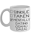 Osamu Dazai Cosplay-Kostüm-Liebhaber, Kaffeetasse – Geschenk für Bungou Stray Dogs Japan, japanische Anime-Liebhaber, Teetasse