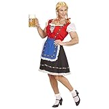 W WIDMANN MILANO Party Fashion - Kostüm Bayerin für Männer, Trachtenkleid, Bierfest, Volksfest, Junggesellenabschied, Fasching