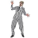 Halloween Kostüm Herren, Herren Outfit Komplett Set, Karneval Kostüm Herren Anzug, Anzug Fasching Herren, Gespenster Kostüm Erwachsene, Anzug Herren Halloween, Halloween Anzug, Film Kostüm M