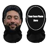 Wchenfans Personalisierte Masken,Individuell Gestaltete Masken mit Gesichtsfotos,Selbst Gestaltete Fotomasken,Black Mask,Skurrile Masken für Partys