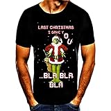 Grinch Shirt Last Christmas Bla bla bla (L)