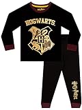 Harry Potter Jungen Schlafanzug Hogwarts Schwarz 152