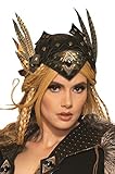 shoperama Geflügelter Kopfschmuck Helm für Kriegerin Wikingerin Walküre LARP Cosplay Fantasy