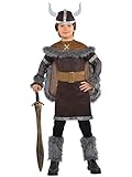 set high (PKT) (999661) Child Boys Viking Warrior Costume (4-6yr)