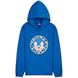 SONIC THE HEDGEHOG Shadow Jungen Pullover, Kapuzenpullover Kinder Kuschelig & Stylisch, Shadow Knuckles Tails Jungs (Blau Sequin, 7-8 Jahre)