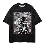 XSLGOGO Code Geass T-Shirt Anime Lelouch Lamperouge Cosplay Kostüm Herren und Damen Bedruckte Kurzarm Oberteile