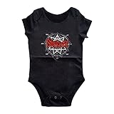 Slipknot Schlafstrampler Star Band Logo Nue offiziell Schwarz 0 to 24 Months