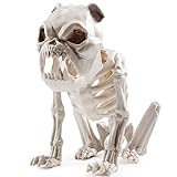 JOYIN 24,1 cm Halloween Skelett Hundeskelett für Halloween Dekoration Hundeknochen aus Kunststoff mit Gelenken für Requisiten, gruselige Szenen
