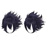 OSIAS Anime Cosplay Perücke, Halloween Perücke, mit kostenlosem Perückenständer(Amajiki Tamaki)