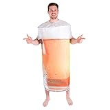 Bodysocks Bier Kostüm