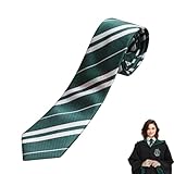 LILIKAI Harry Krawatte,Kinder Krawatte Jungen,Zauberer Kostüm Accessoires,Magier Kostüme Tie,Cosplay Costume Faschingskostüm Kinderkrawatte,Krawatten für Erwachsene Kind Halloween Karneval (Grün)