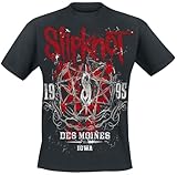 Slipknot Iowa Star Männer T-Shirt schwarz L 100% Baumwolle Band-Merch, Bands