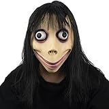 PartyHop Momo Vollmaske aus Latex für Halloween