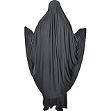 Yaqeen XL Khimar Hijab lycra Kopftuch für die Muslima, Gebetsset schwarz
