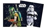 Procos - Papierservietten FSC Star Wars Galaxy (33 x 33 cm, Doppeltuch), 20 Stück, mehrfarbig, 93881