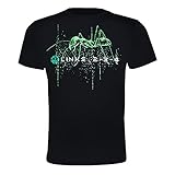 Rammstein Herren T-Shirt Links 2-3-4' Offizielles Band Merchandise Fan Shirt schwarz mit mehrfarbigem Front und Back Print (XL)