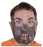 Hannibal Lecter Maske Für Hannibal Lecter Kostüm. Gruselige Masken Und Gesichtsmasken Für Halloween. Accessoires Und Zubehör Für Halloween-Kostüme. Gruselige Halloween-Maske Für Erwachsene.